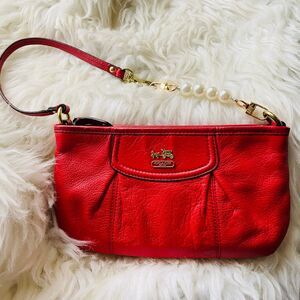 Coach Leather Wristlet